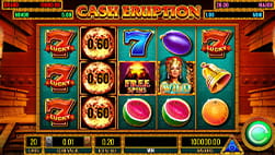 Cash Eruption slot in BetMGM NJ casino