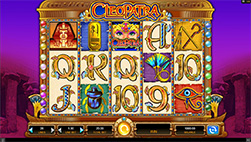 The slot Cleopatra at Spin Palace Casino in NJ