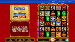 The slot Da Vinci Diamonds Dual Play at Tropicana Casino in NJ