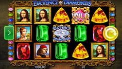 Da Vinci Diamonds slot at Unibet