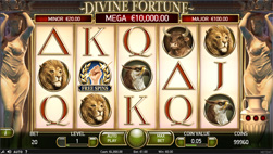 <em>The slot Divine Fortune at PokerStars Casino in NJ</em>