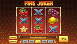 Fire Joker Slot Played at Kansino