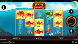 The slot Fishin Bonanza at bet365 casino in NJ