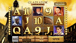 Gladiator slot game at Ladbrokes Casino