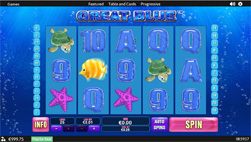 The slot Great Blue at bet365 casino in NJ