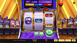 The slot Mega Multi Diamonds at Hard Rock Casino in NJ