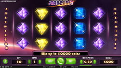 The slot Starburst at BetRivers in MI