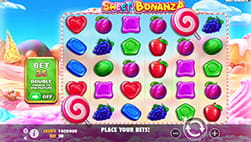 Sweet Bonanza slot played at Unibet