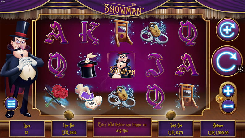 The Showman demo game.
