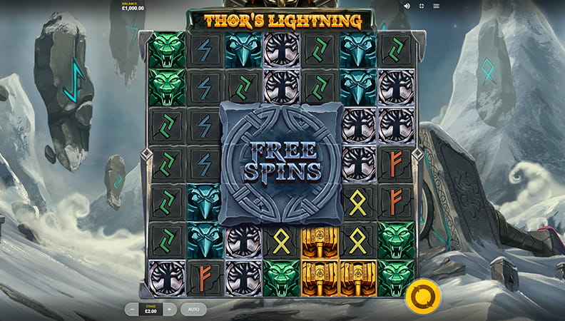 The Thor's Lightning demo game.