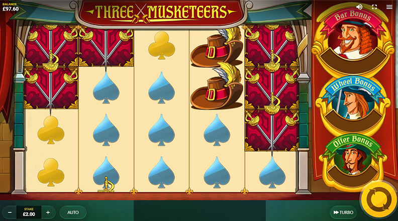The Three Musketeers demo game