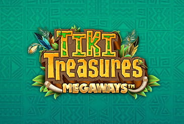 Tiki Treasures Megaways slot logo