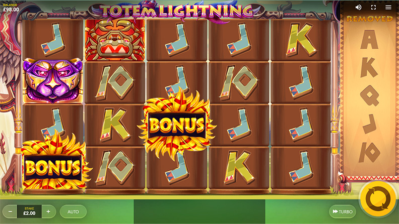 The Totem Lightning demo game.