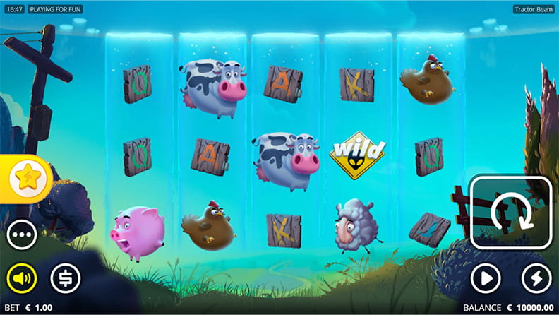 The Tractor Beam demo game.