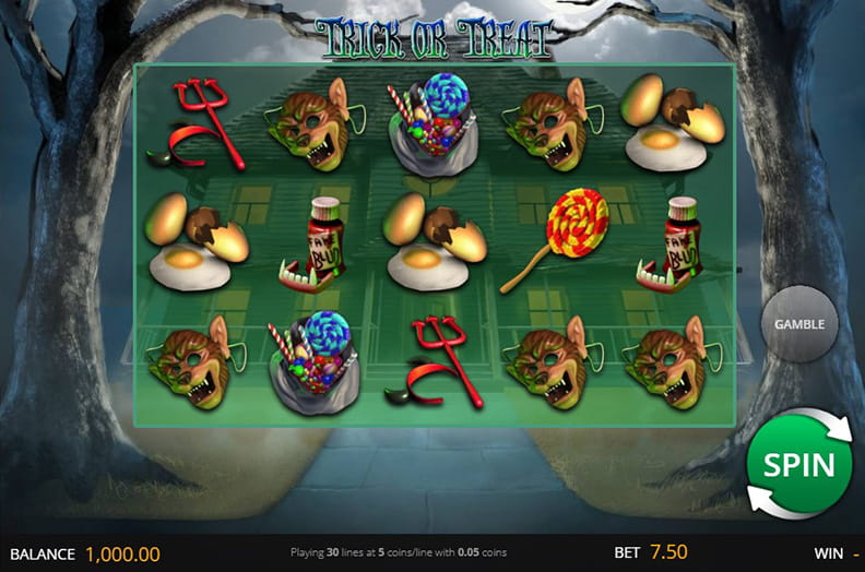 The Trick or Treat demo game.