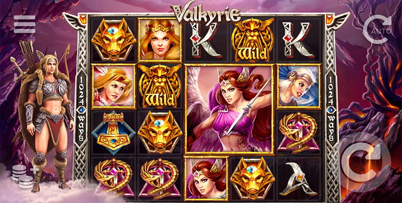 Valkyrie slot demo game.