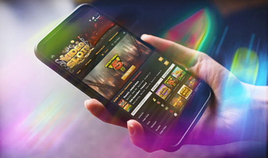 The Videoslots casino games on smartphone and tablet devices.