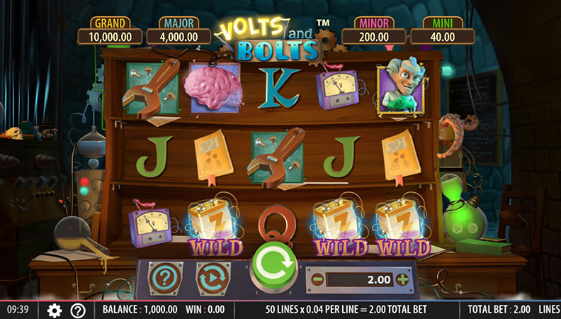 The Volts and Bolts demo game.