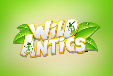 Wild Antics slot logo.