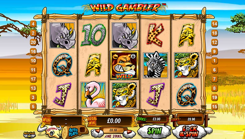 The Wild Gambler demo game