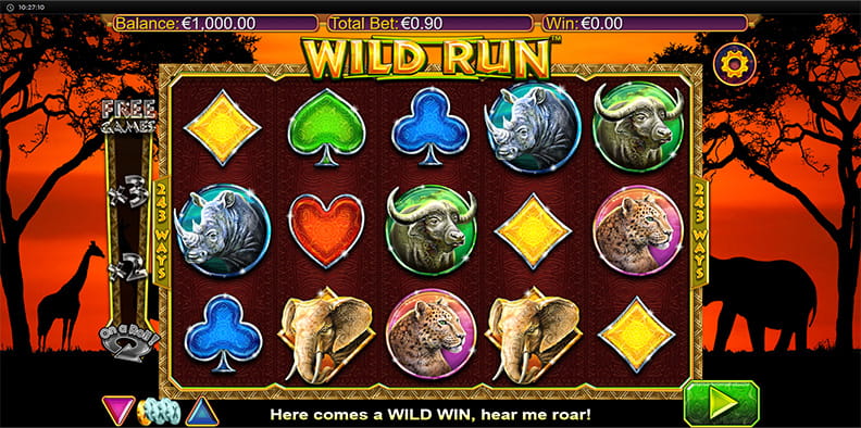 The Wild Run demo game.