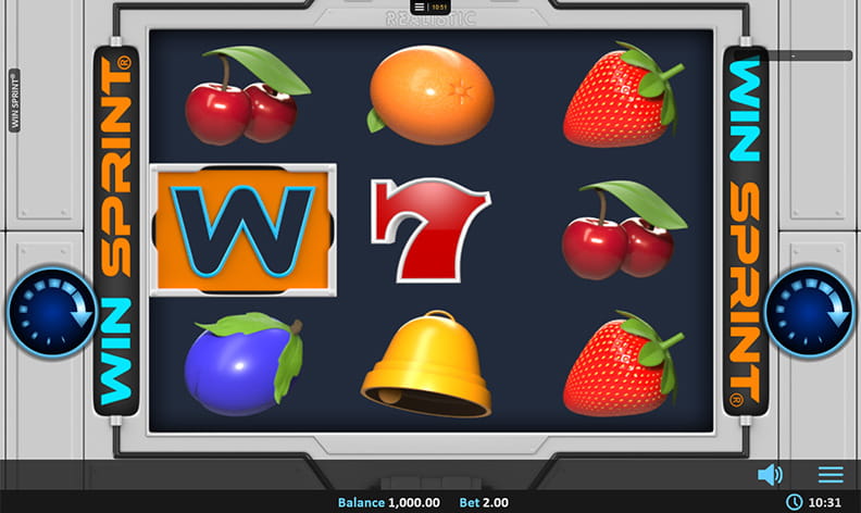 The Win Sprint demo game.