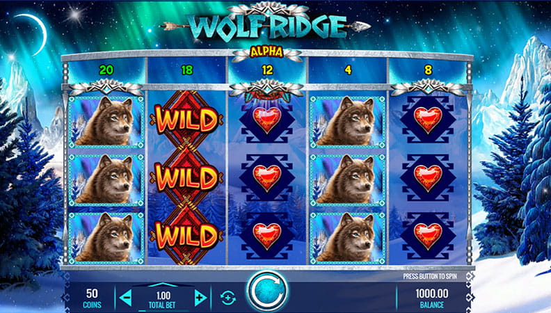 The Wolf Ridge demo game.