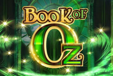 Book of Oz slot logo.