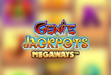 Genie Jackpots Megaways slot logo.
