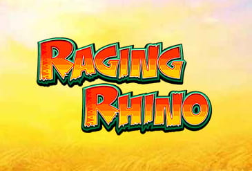 Ragin Rhino slot logo.