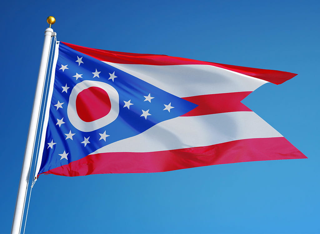 Ohio Gambling Commission Ohio State Flag