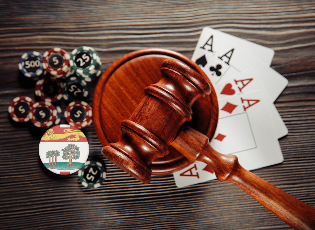 General overview of the legality of online gambling in Prince Edward Island for players.