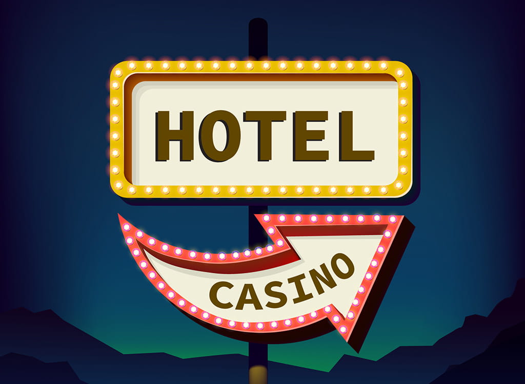 Hotel and Casino Sign