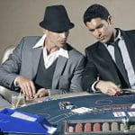 Two Men Playing Poker
